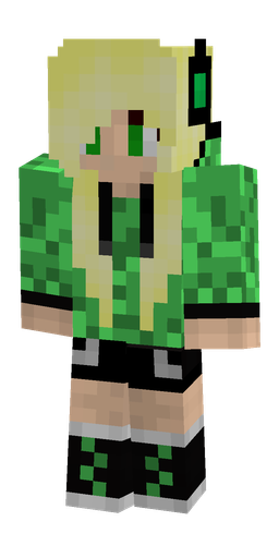Black skin: body, front render
