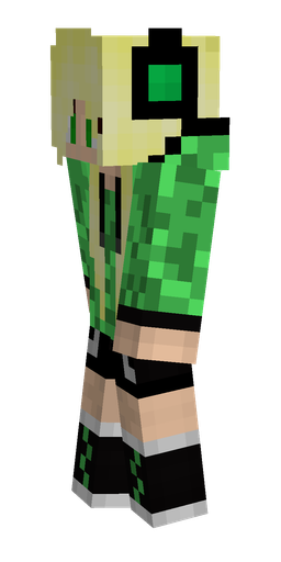 Black skin: body, left side render