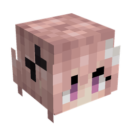 Black skin: head render