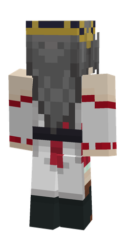 Black skin: body, back render