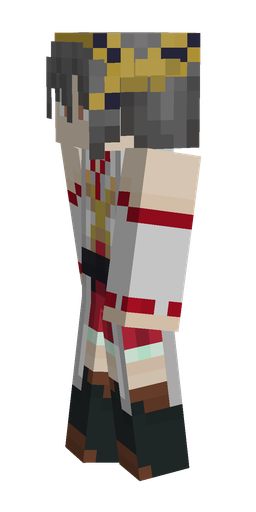Black skin: body, left side render