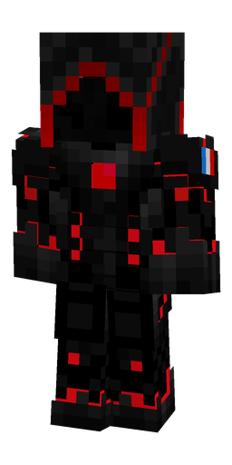Black skin: body, front render