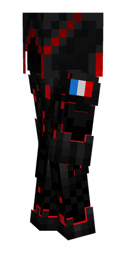 Black skin: body, left side render