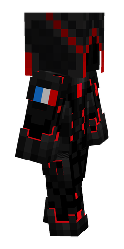 Black skin: body, right side render