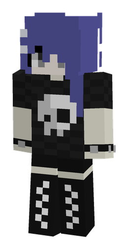 Black skin: body, front render