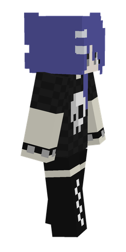 Black skin: body, right side render