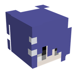 Black skin: head render
