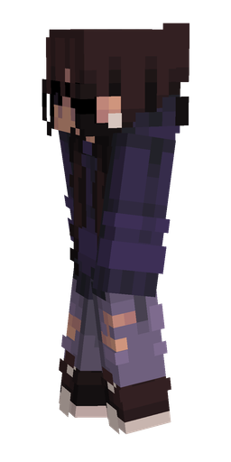 Black skin: body, left side render