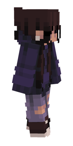 Black skin: body, right side render