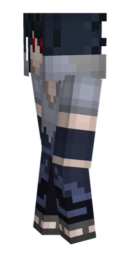 Black skin: body, left side render