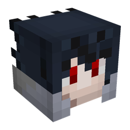 Black skin: head render