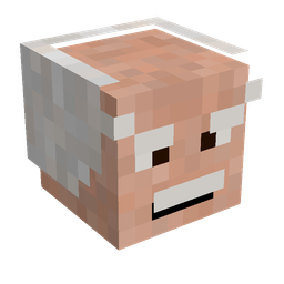 Black skin: head render