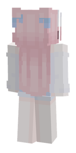 Blue skin: body, back render