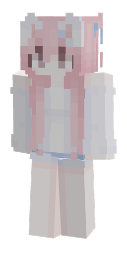 Blue skin: body, front render
