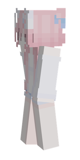 Blue skin: body, left side render