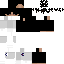 Black skin: raw texture render