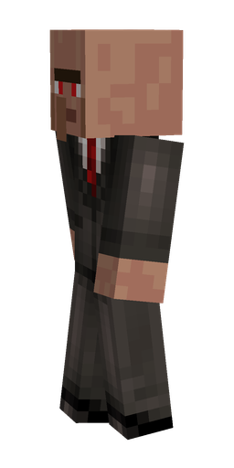 Black skin: body, left side render