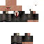 Black skin: raw texture render