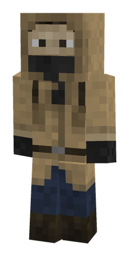Brown skin: body, front render