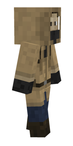 Brown skin: body, right side render