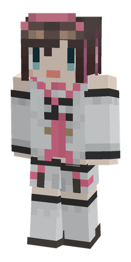 Black skin: body, front render