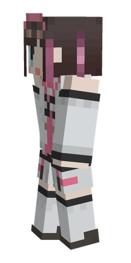 Black skin: body, left side render