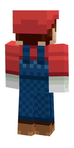 Blue skin: body, back render