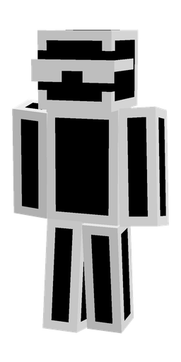 Black skin: body, front render