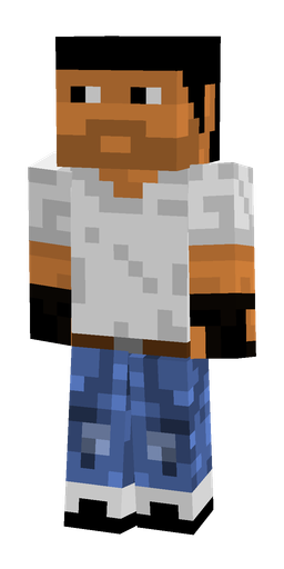 Black skin: body, front render