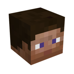 Black skin: head render