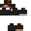 Black skin: raw texture render