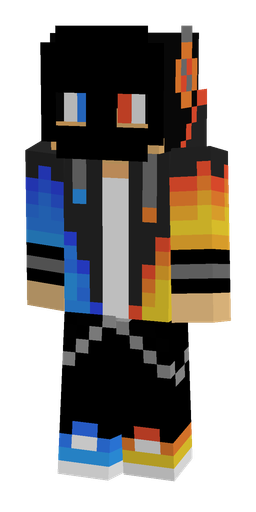 Black skin: body, front render