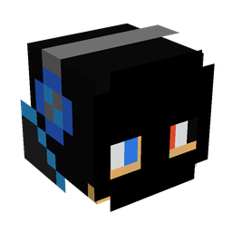Black skin: head render
