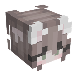 Gray skin: head render