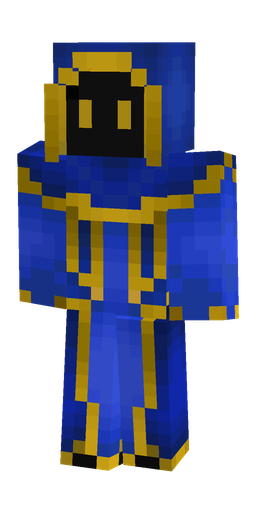 Blue skin: body, front render
