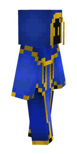 Blue skin: body, right side render