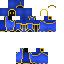 Blue skin: raw texture render