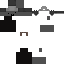 Black skin: raw texture render