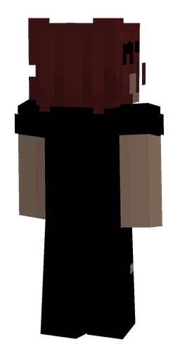 Black skin: body, back render
