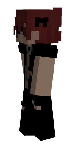 Black skin: body, left side render