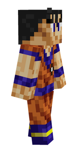 Blue skin: body, right side render