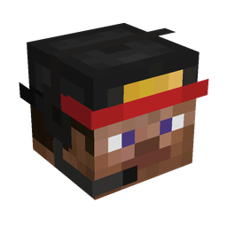 Black skin: head render