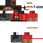 Black skin: raw texture render