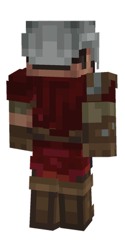 Brown skin: body, back render