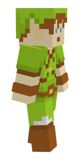 Brown skin: body, right side render