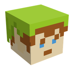 Brown skin: head render