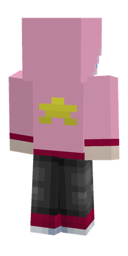 Black skin: body, back render