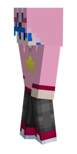 Black skin: body, left side render