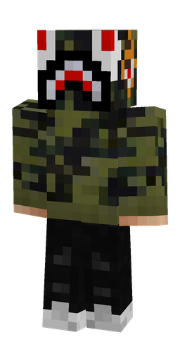 Black skin: body, front render