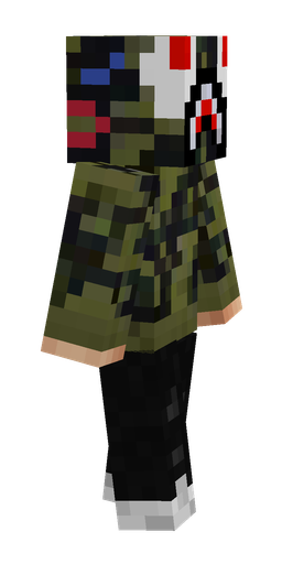 Black skin: body, right side render